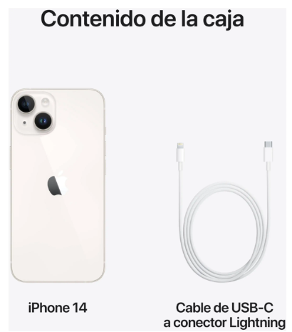 APPLE iPhone 14 256GB Blanco