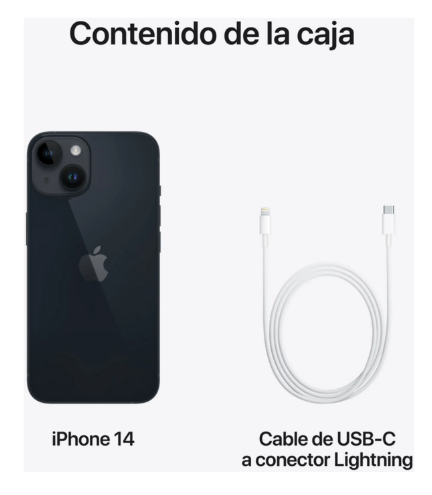 Apple iPhone 14 128GB Negro