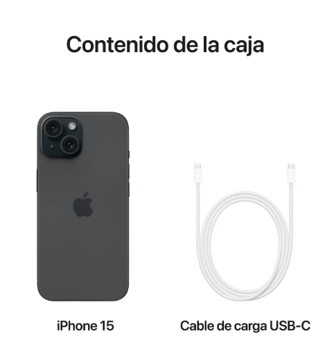 Apple iPhone 15 128GB Negro