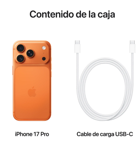 Apple iPhone 17 Pro 1TB / 12GB RAM (Naranja)