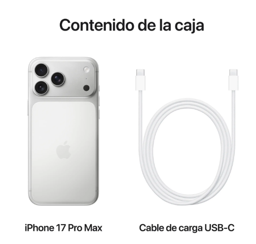 Apple iPhone 17 Pro Max 1TB / 12GB RAM (Plata)