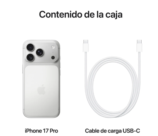 Apple iPhone 17 Pro 1TB / 12GB RAM (Plata)