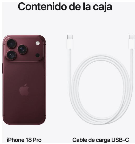 Apple iPhone 18 Pro 1TB (Burdeos)