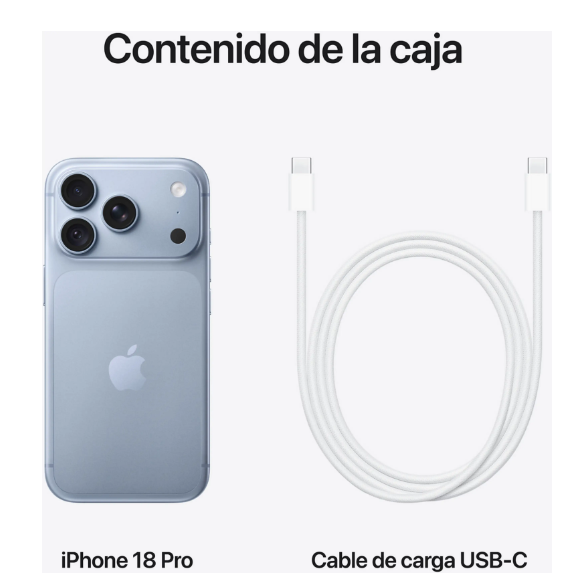 Apple iPhone 18 Pro 2TB (Azul Glaciar)