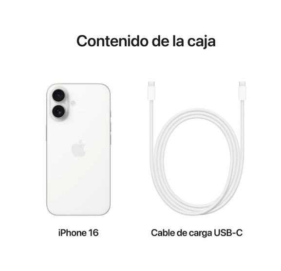 Apple iPhone 16 128GB (Blanco)