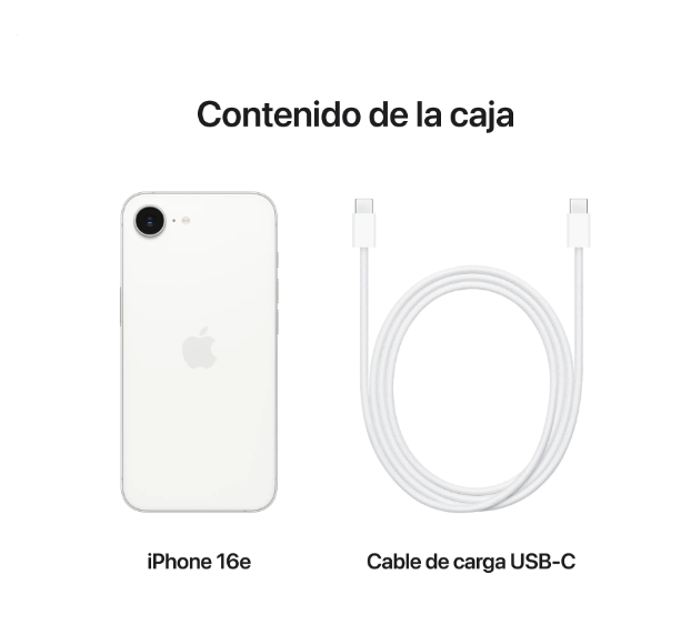 Apple iPhone 16e 256GB (Blanco)