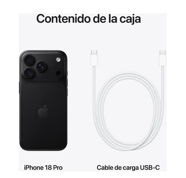 Apple iPhone 18 Pro 256GB (Negro)