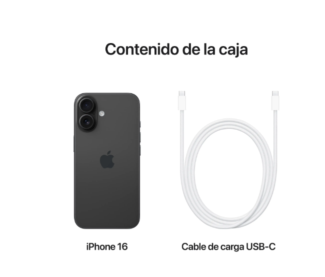 Apple iPhone 16 512GB (Negro)
