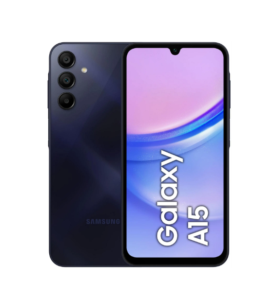 Samsung Galaxy A15 4G 128GB (Negro / Azul Oscuro)